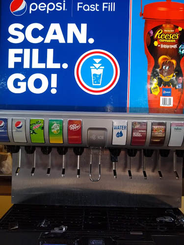 Pepsi Scan and Fill at Hershey Park