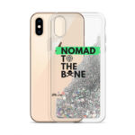 Nomad to the Bone Liquid Glitter Phone Case