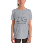 My Heart Beats for the Mountains Youth Short Sleeve T-Shirt
