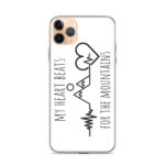 My Heart Beats for the Mountains iPhone Case
