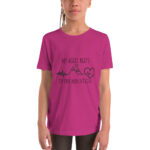 My Heart Beats for the Mountains Youth Short Sleeve T-Shirt